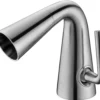 ALFI Brushed Nickel Single Hole Cone Waterfall Bathroom Faucet, AB1788-BN