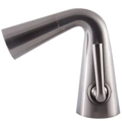 ALFI Brushed Nickel Single Hole Cone Waterfall Bathroom Faucet, AB1788-BN