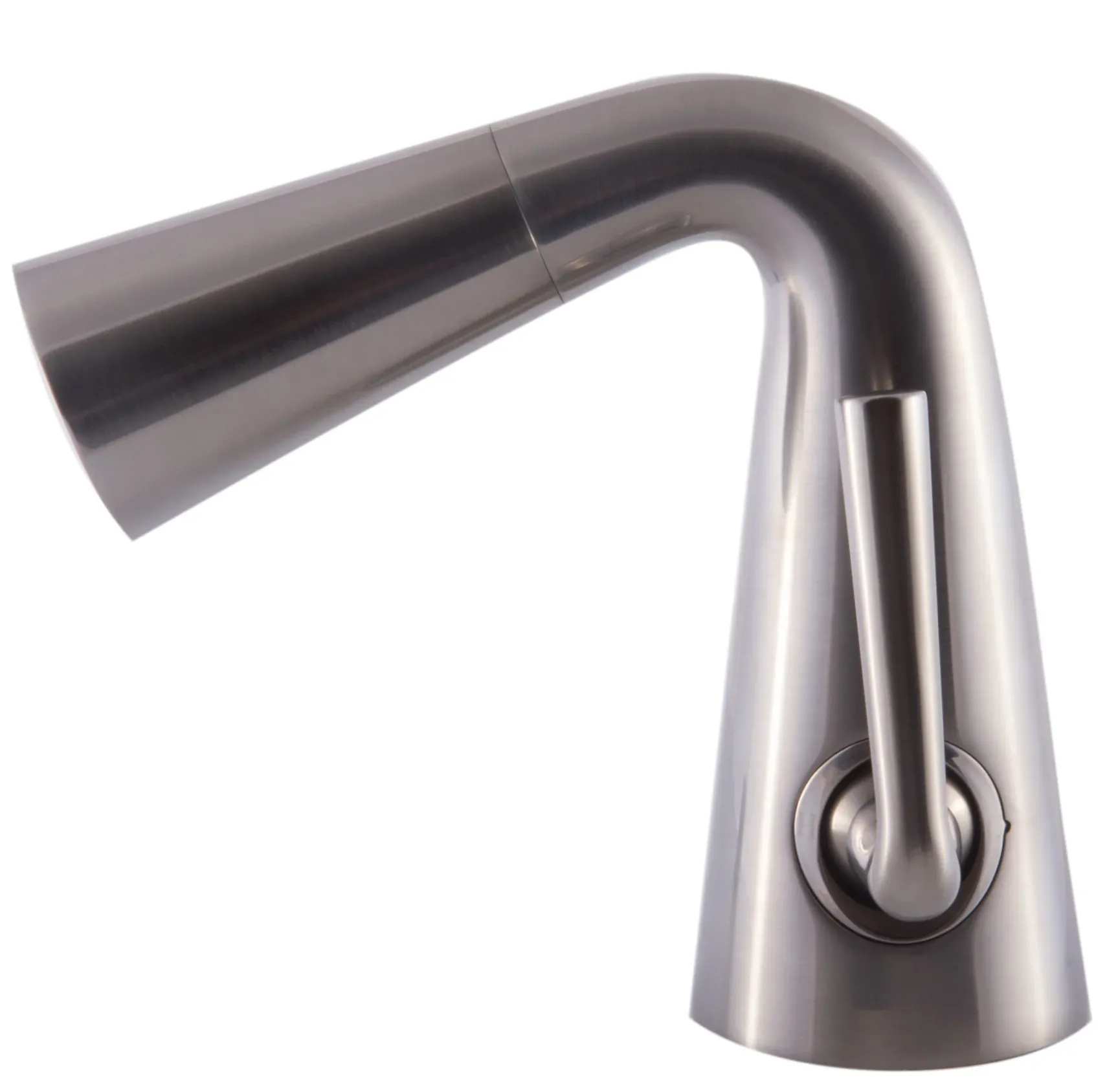 ALFI Brushed Nickel Single Hole Cone Waterfall Bathroom Faucet, AB1788-BN