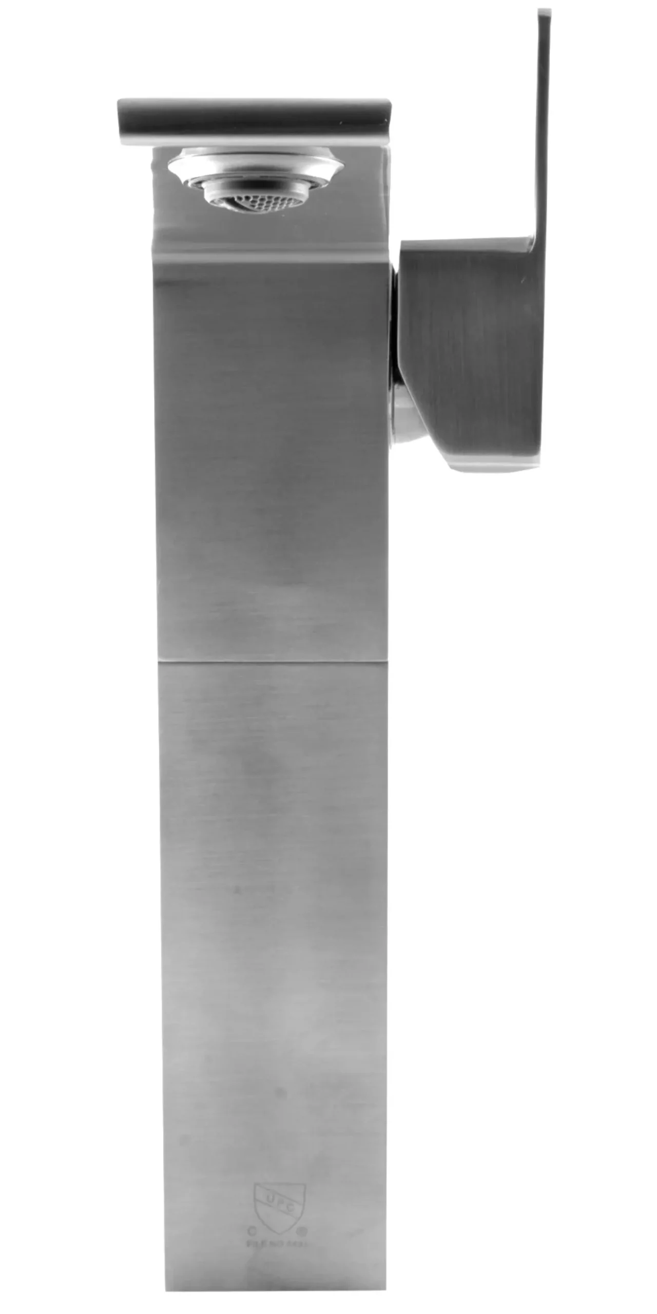 ALFI Brushed Nickel Single Hole Tall Bathroom Faucet, AB1475-BN