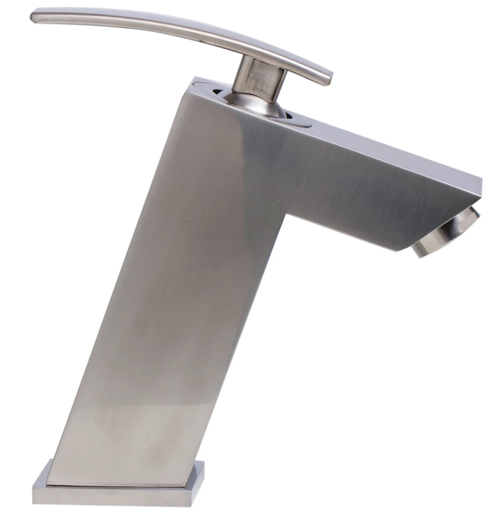 ALFI Brushed Nickel Single Lever Bathroom Faucet, AB1628-BN