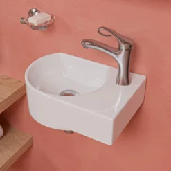 ALFI Brushed Nickel Single Lever Bathroom Faucet, AB1295-BN