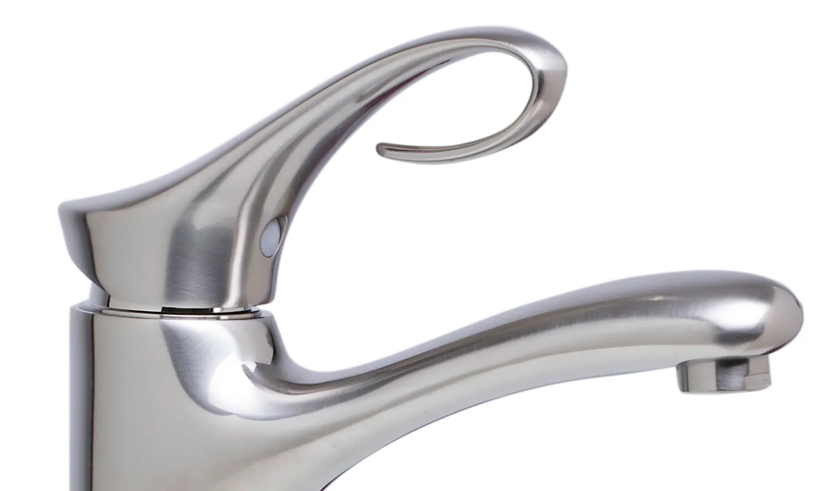 ALFI Brushed Nickel Single Lever Bathroom Faucet, AB1295-BN
