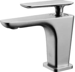 ALFI Brushed Nickel Single Hole Modern Bathroom Faucet, AB1779-BN