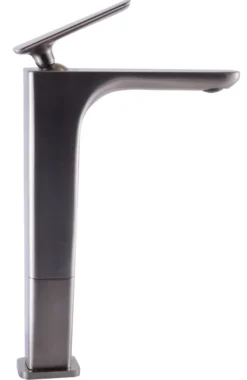 ALFI Brushed Nickel Tall Single Hole Modern Bathroom Faucet, AB1778-BN