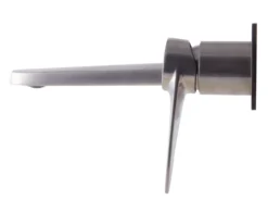 ALFI Brushed Nickel Wall Mounted Modern Bathroom Faucet, AB1772-BN
