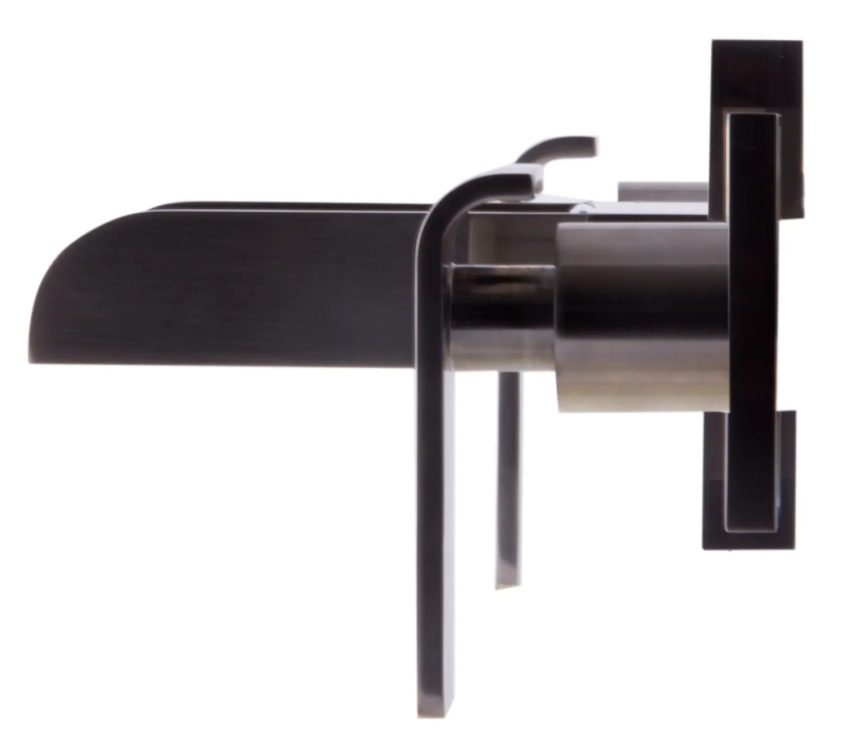 ALFI Brushed Nickel Widespread Wall Mounted Modern Waterfall Bathroom Faucet, AB1796-BN