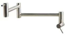 ALFI Brushed Stainless Steel Retractable Pot Filler Faucet, AB5019-BSS