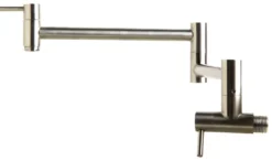 ALFI Brushed Stainless Steel Retractable Pot Filler Faucet, AB5019-BSS