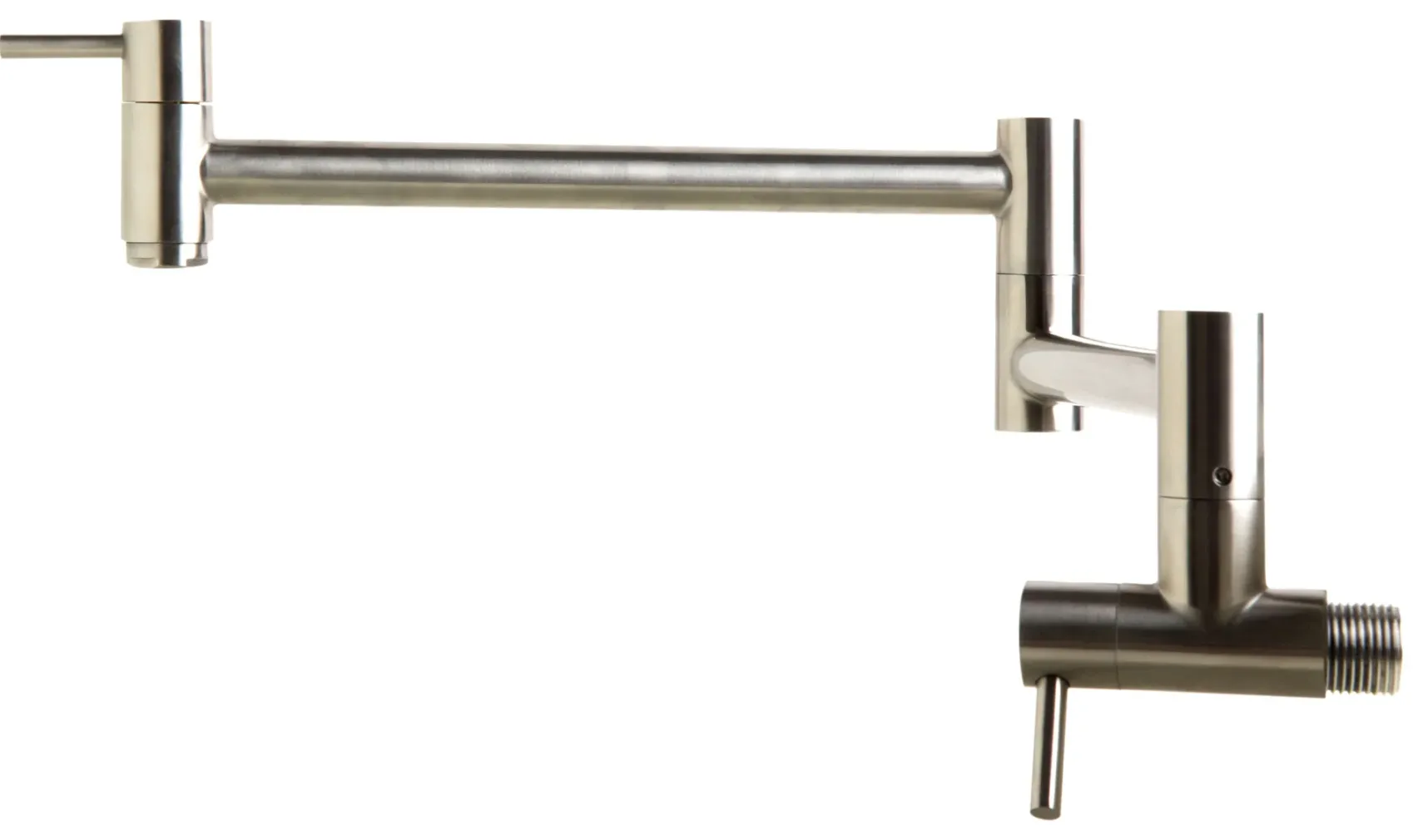 ALFI Brushed Stainless Steel Retractable Pot Filler Faucet, AB5019-BSS