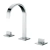 ALFI Polished Chrome Gooseneck Widespread Bathroom Faucet, AB1336-PC