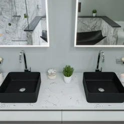 ALFI Polished Chrome Gooseneck Single Hole Bathroom Faucet, AB3470-PC