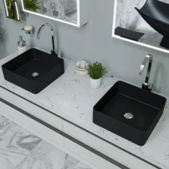 ALFI Polished Chrome Gooseneck Single Hole Bathroom Faucet, AB3470-PC
