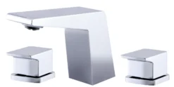 ALFI Polished Chrome Modern Widespread Bathroom Faucet, AB1471-PC