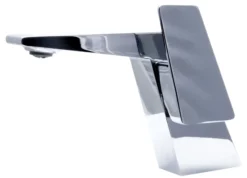 ALFI Polished Chrome Modern Single Hole Bathroom Faucet, AB1470-PC