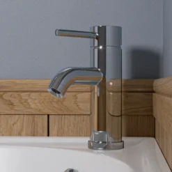 ALFI Polished Chrome Single Lever Bathroom Faucet, AB1433-PC