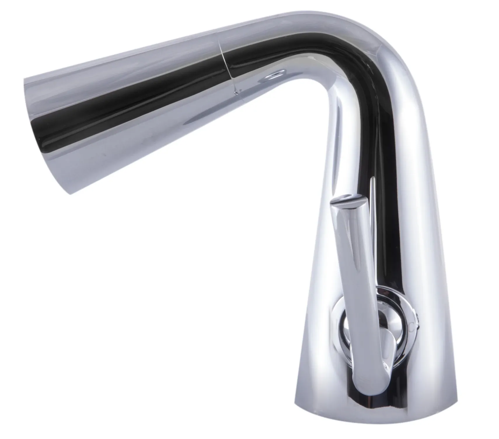 ALFI Polished Chrome Single Hole Cone Waterfall Bathroom Faucet, AB1788-PC