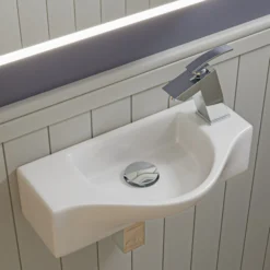 ALFI Polished Chrome Single Lever Bathroom Faucet, AB1628-PC