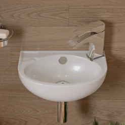 ALFI Polished Chrome Single Lever Bathroom Faucet, AB1586-PC