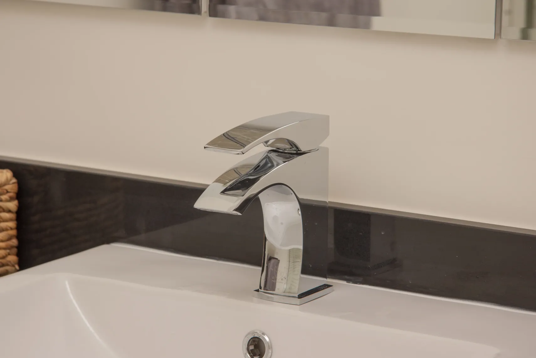 ALFI Polished Chrome Single Lever Bathroom Faucet, AB1586-PC