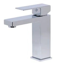 ALFI Polished Chrome Square Single Lever Bathroom Faucet, AB1229-PC