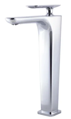 ALFI Polished Chrome Tall Single Hole Modern Bathroom Faucet, AB1778-PC