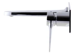 ALFI Polished Chrome Wall Mounted Modern Bathroom Faucet, AB1772-PC