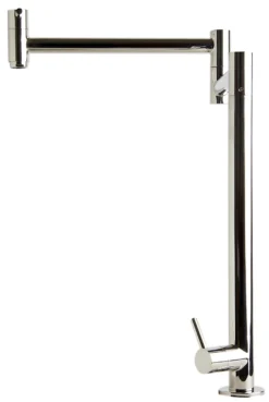 ALFI Polished Stainless Steel Retractable Pot Filler Faucet, AB5018-PSS