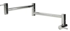 ALFI Polished Stainless Steel Retractable Pot Filler Faucet, AB5019-PSS