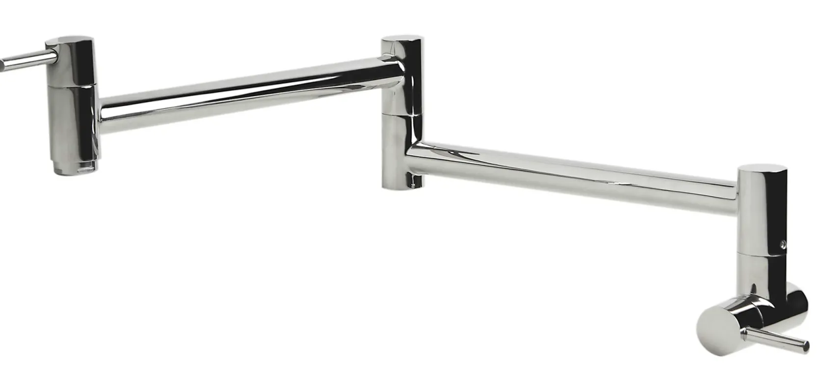 ALFI Polished Stainless Steel Retractable Pot Filler Faucet, AB5019-PSS