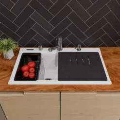 ALFI Solid Brushed Stainless Steel Pull Out Single Hole Kitchen Faucet, AB2025-BSS