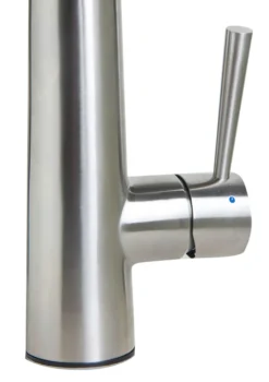 ALFI Solid Stainless Steel Commercial Spring Kitchen Faucet with Pull Down Shower Spray, AB2039S