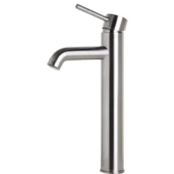 ALFI Tall Brushed Nickel Single Lever Bathroom Faucet, AB1023-BN