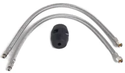 ALFI Traditional Solid Brushed Stainless Steel Pull Down Kitchen Faucet, AB2043-BSS