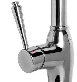 ALFI Traditional Solid Polished Stainless Steel Pull Down Kitchen Faucet, AB2043-PSS