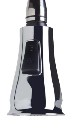 ALFI Traditional Solid Polished Stainless Steel Pull Down Kitchen Faucet, AB2043-PSS