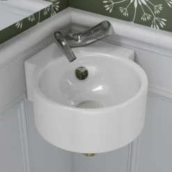 ALFI Wave Brushed Nickel Single Lever Bathroom Faucet, AB1572-BN