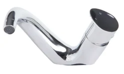 ALFI Wave Polished Chrome Single Lever Bathroom Faucet, AB1572-PC