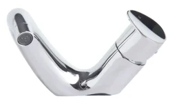 ALFI Wave Polished Chrome Single Lever Bathroom Faucet, AB1572-PC