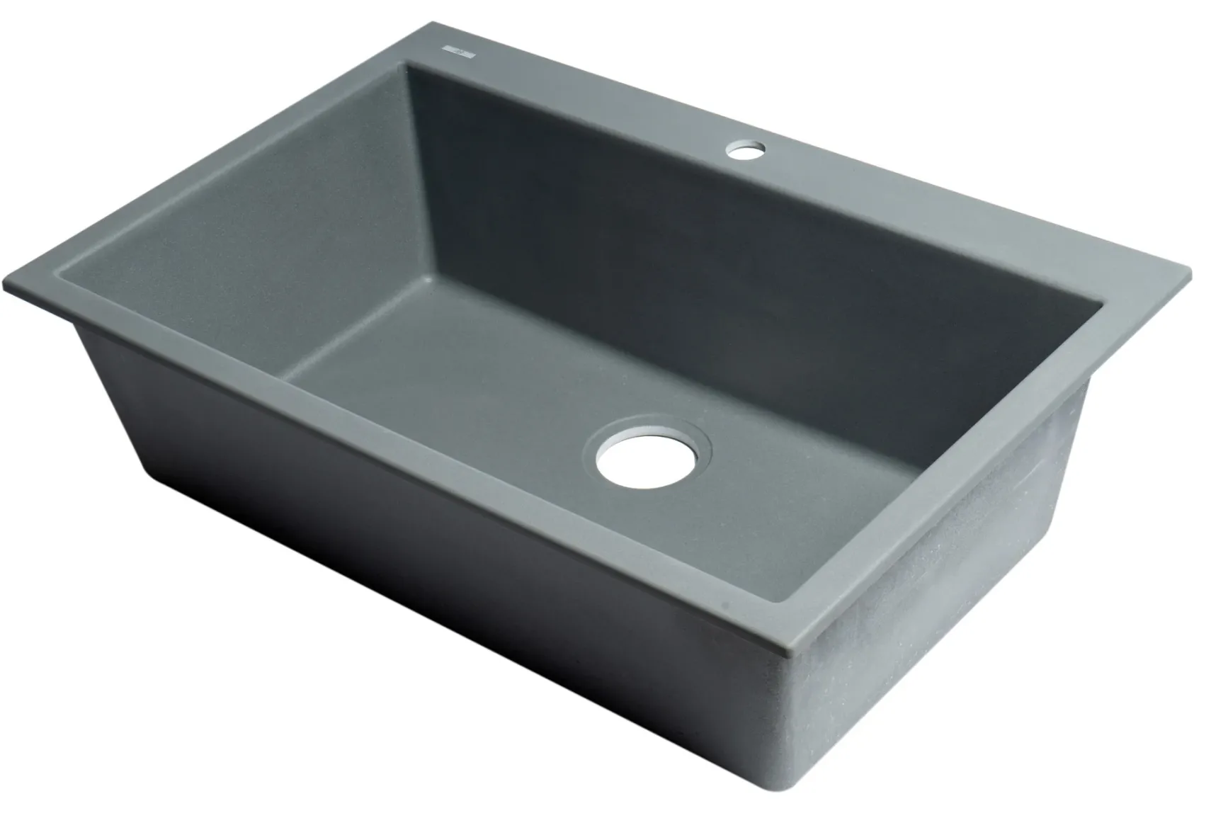 ALFI brand AB3322DI-T Titanium 33" Single Bowl Drop In Granite Composite Kitchen Sink