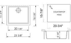 ALFI brand AB2420UM-T Titanium 24