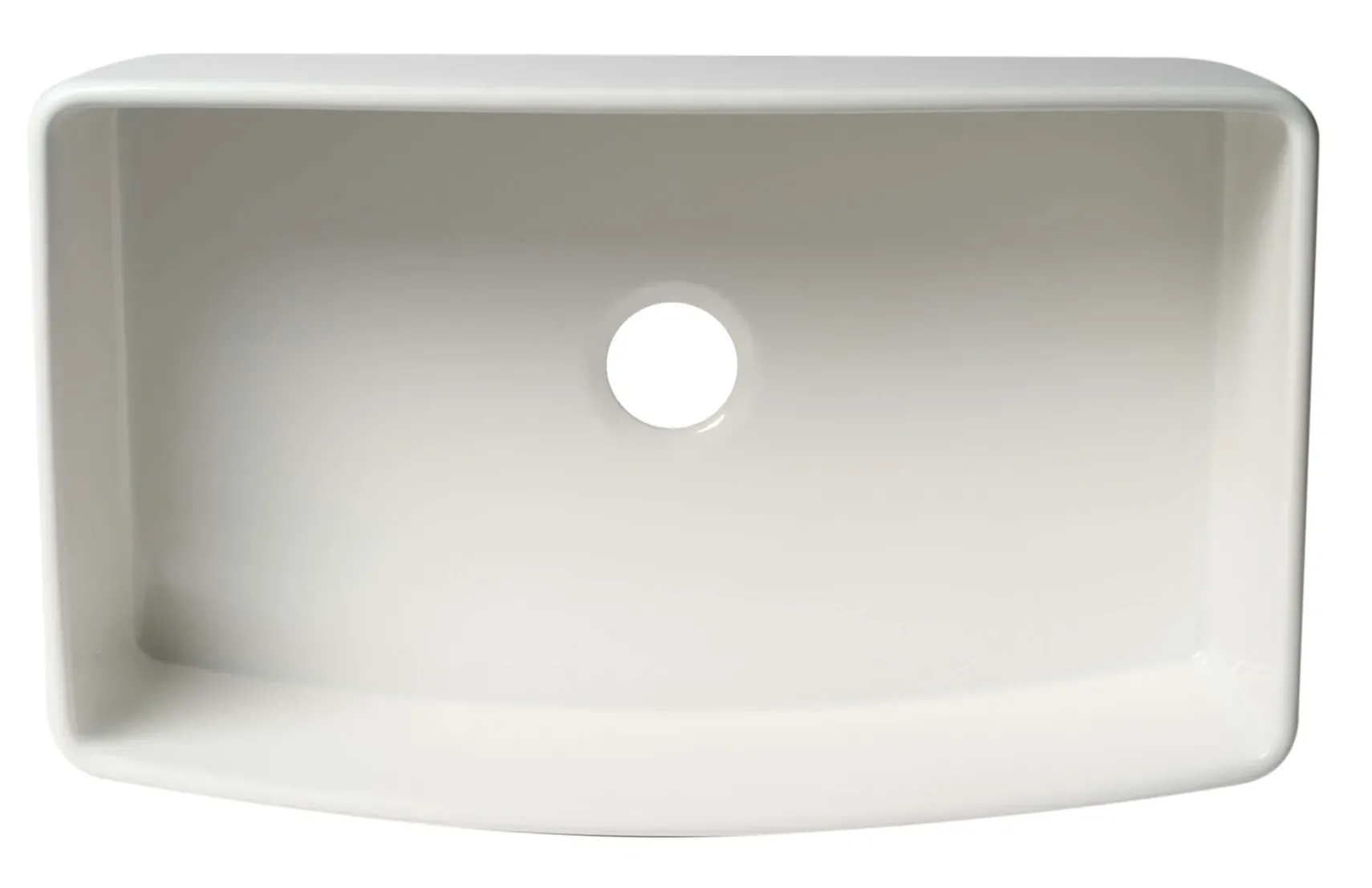 ALFI brand 33" Fireclay Farmhouse Sink with Accessories, White, ABFC3320S-W