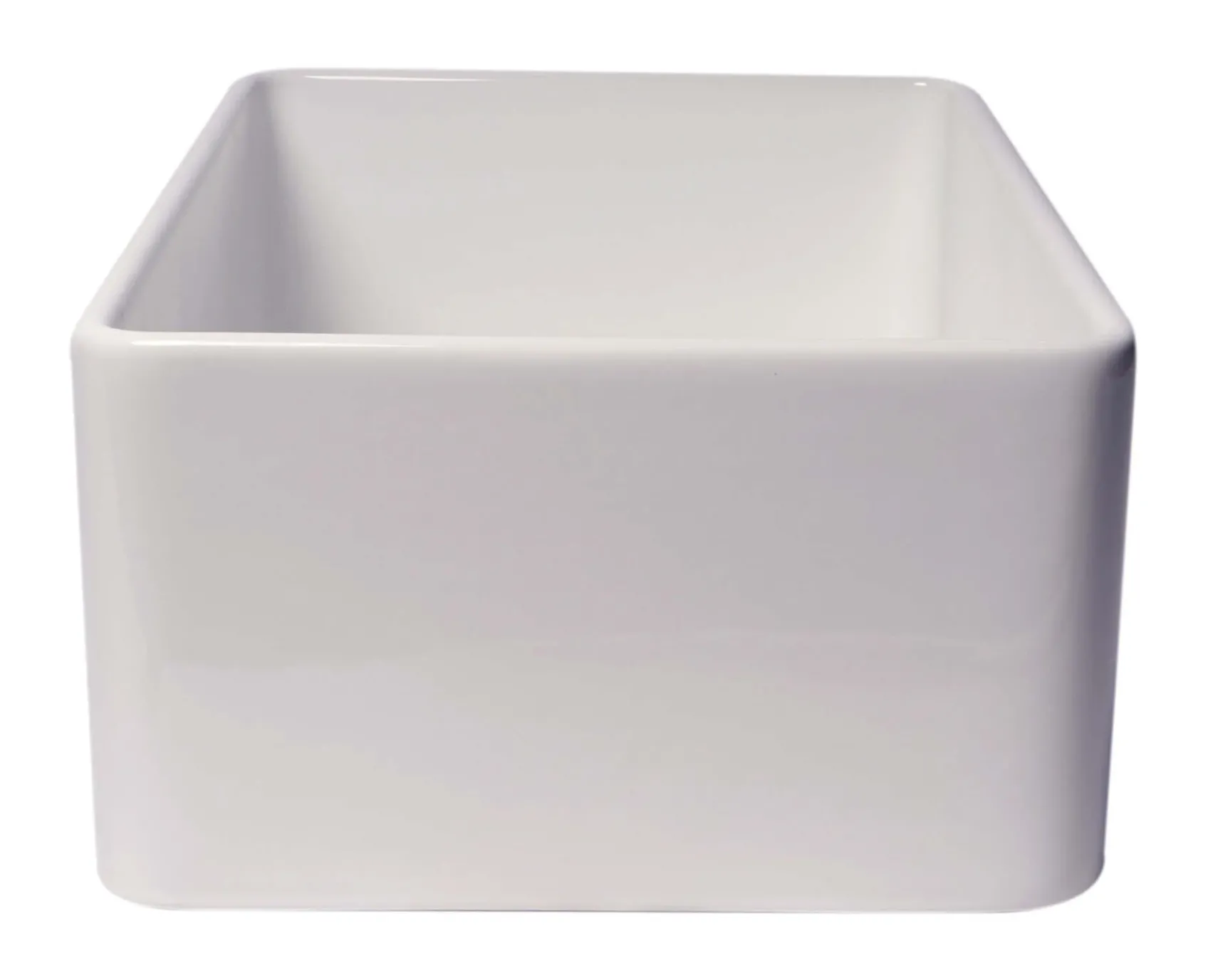 ALFI brand 30" Fireclay Farmhouse Sink, White, ABF3018-W
