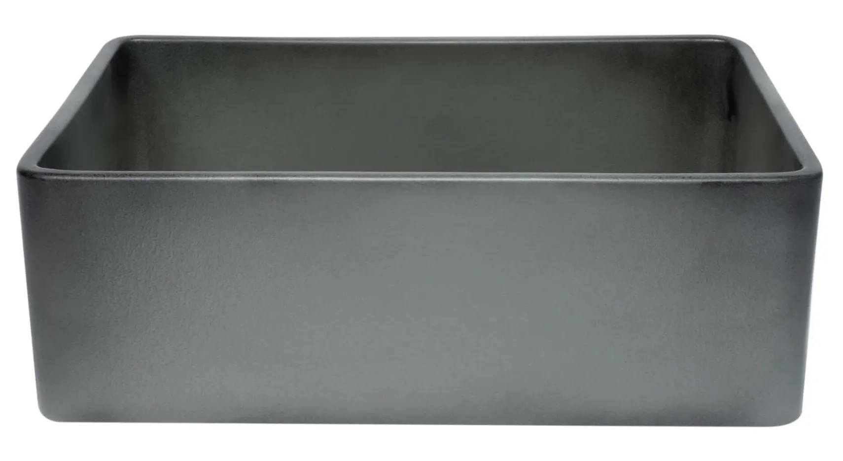 ALFI brand 30" Fireclay Farmhouse Sink, Concrete, ABCO3020SB