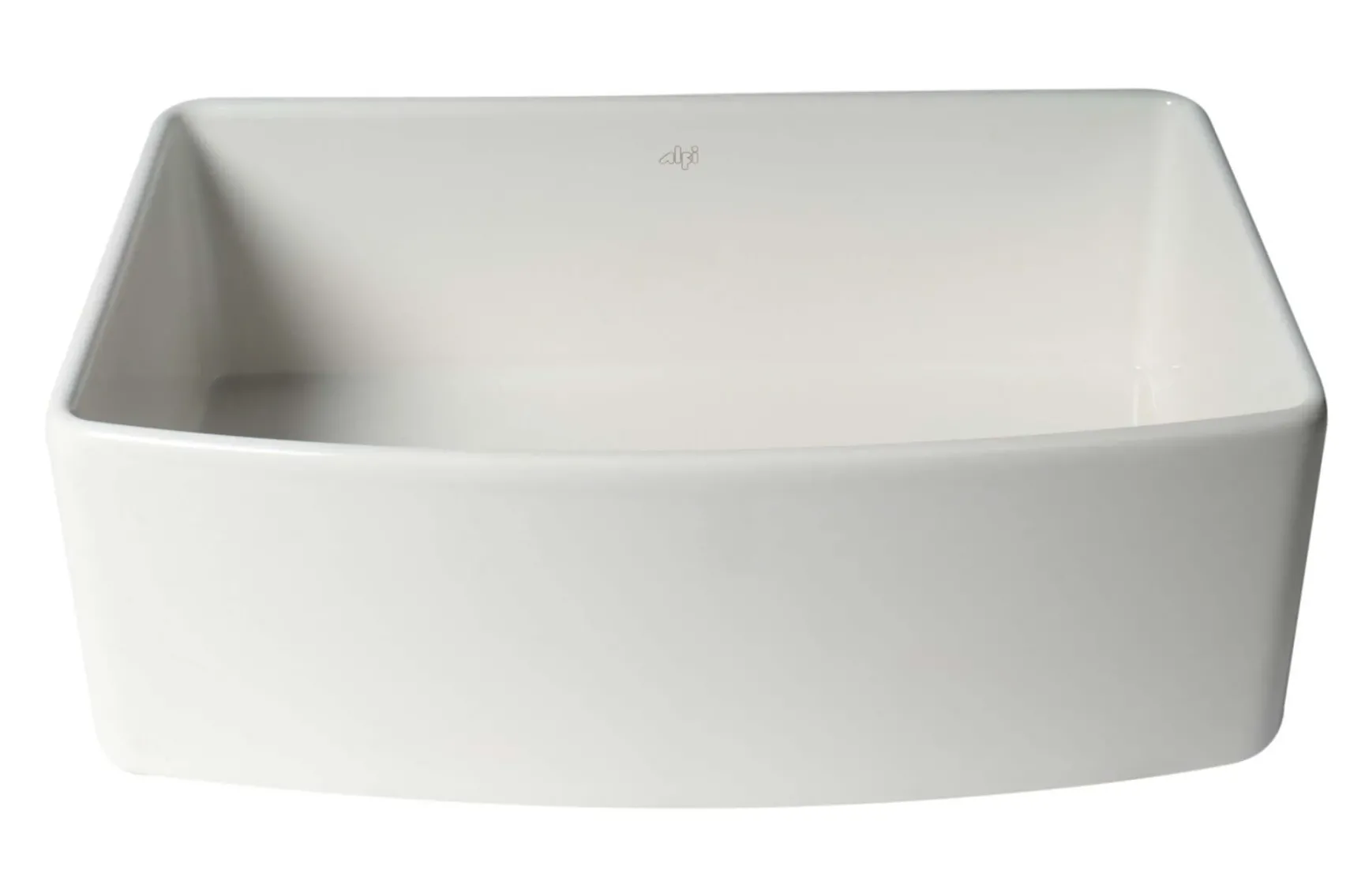 ALFI brand 30" Fireclay Farmhouse Sink with Accessories, White, ABFC3020-W