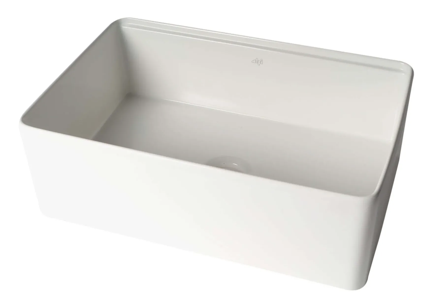 ALFI brand 30" Fireclay Workstation Farmhouse Sink with Accessories, White, ABFS3020-W