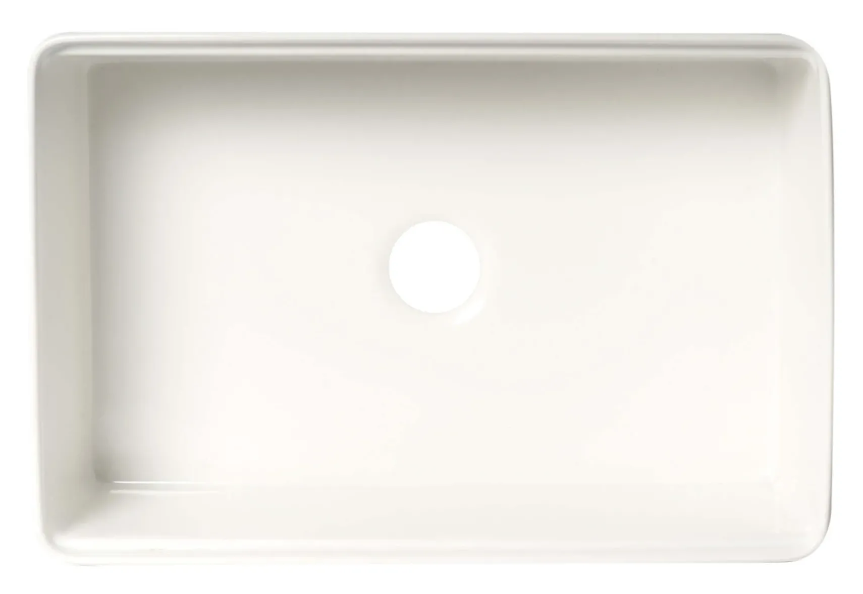ALFI brand 30" Fireclay Workstation Farmhouse Sink with Accessories, White, ABFS3020-W