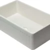 ALFI 33" Fluted Single Bowl Fireclay Farmhouse Apron Sink, Biscuit, AB532-B