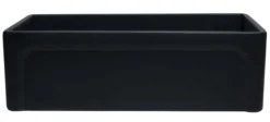 ALFI 33" Single Bowl Fireclay Farmhouse Apron Sink, Black Matte, AB3320SB-BM