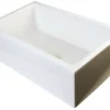 ALFI 30" Single Bowl Thick Wall Fireclay Farmhouse Apron Sink, Biscuit, AB3018SB-B